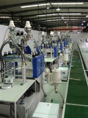PP مزدوج الألوان سكين مقبض عمودي آلة صناعة القالب البلاستيكية JTT-550 2V-3R