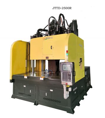 250T طاولة العمل المنخفضة آلة صب الحقن الرأسي مع طاولة دوارة JTTD-2500R